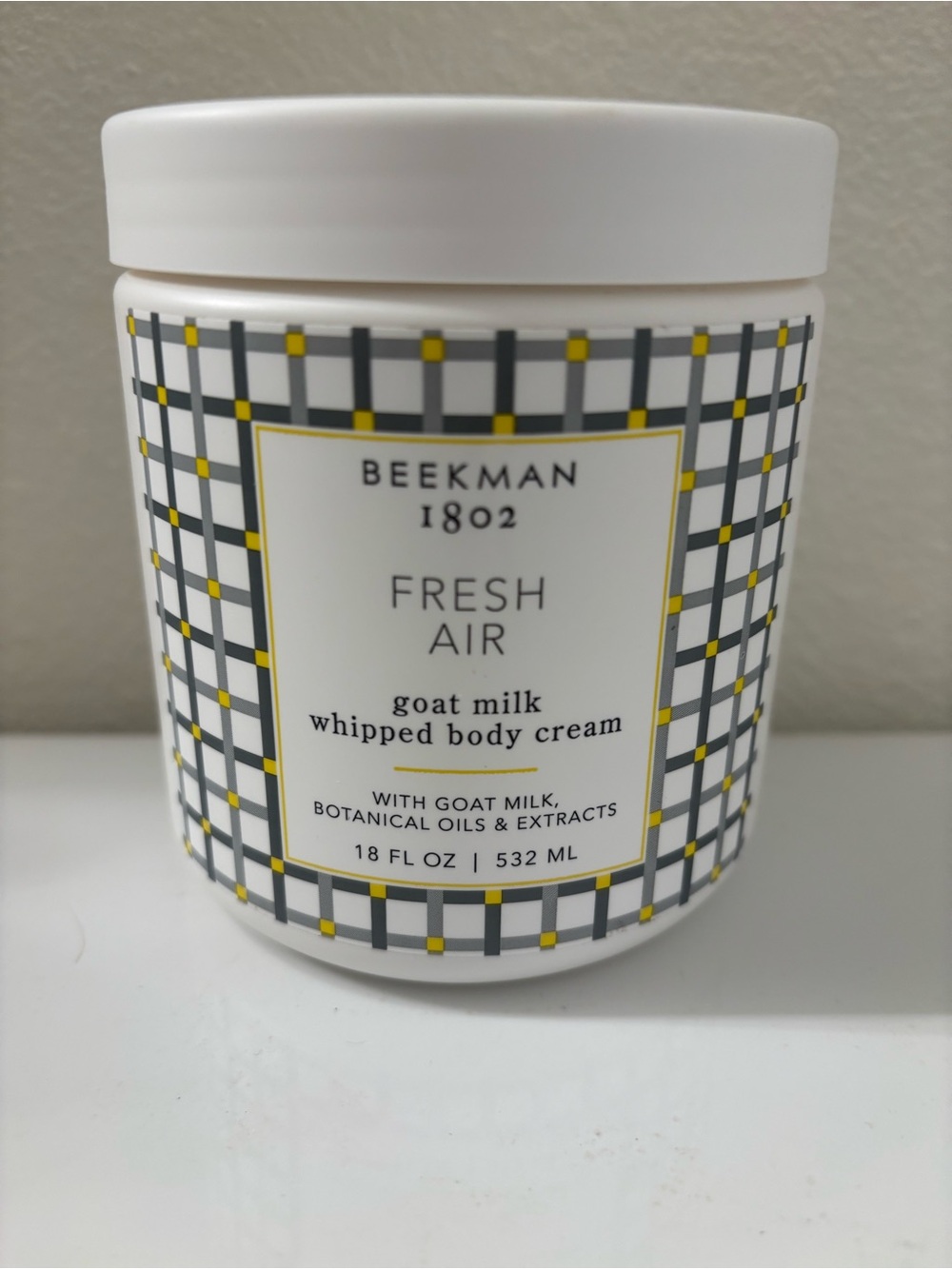 NEW Beekman 1802 Fresh Air Goat Milk Whipped Body Cream Lotion 18oz